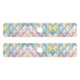 thumbnail image 7 of Yayeee Faucet Mat for Kitchen Sink 30" Diatomite Long Splash Guard Pad, Colorful Geometric, 2 Pack, 7 of 7