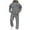 Light Gray, variant on Sweatsuit For Men 2 Piece Outfits Long Sleeve Sweatsuit Set Full Zip Running Jacket and Pants Casual Athletic Jogging Warm Up Sets