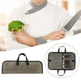 thumbnail image 7 of Chef Roll Bag Holds and Kitchen Tools - Durable Case Made of Canvas Chef Bag Carried by Handle or Shoulder Strap, 7 of 7