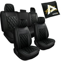 Car Seat Cover for 07-22 Silverado and Sierra 1500 2500HD 3500HD Black & Car Air Freshener Vent Clip - Sandalwood Bergamot Lemon Sachet Bags