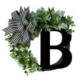thumbnail image 2 of Fall Decor Kitchen Unique Last Name Year Round Front Door Wreath With Bow Welcome Sign Garland Creative 26 Letter Farmhouse Wreath For Front Door Spring All Seasons Outside Hanger Decor Gift, 2 of 4