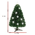 thumbnail image 3 of Árbol de Navidad GOFLAME de fibra óptica preiluminado de 90 cm con luces, 3 of 9