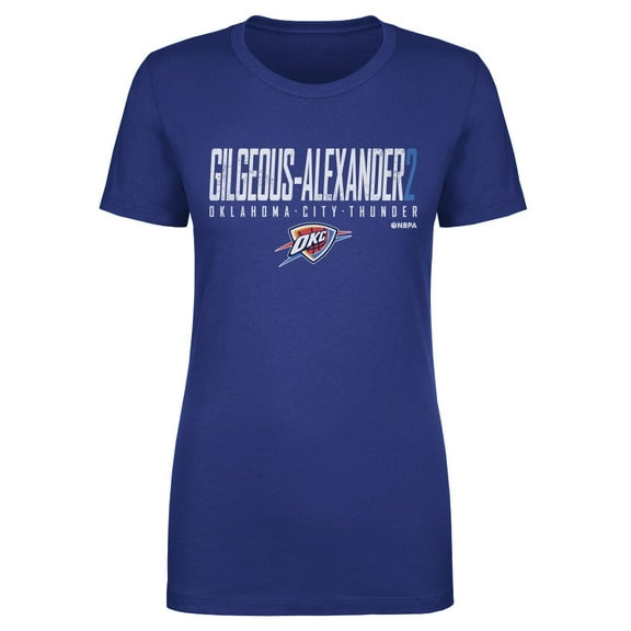 Women's 500 Level Shai Gilgeous-Alexander Blue Oklahoma City Thunder Elite T-Shirt