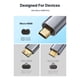 thumbnail image 3 of Adaptador micro HDMI a HDMI JSAUX 4K @60Hz HDR 3D 18 Gbps - Gris, 3 of 8