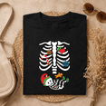thumbnail image 2 of Baby Announcement Christmas Pregnancy Reveal Graphic T-Shirt, 2 of 6