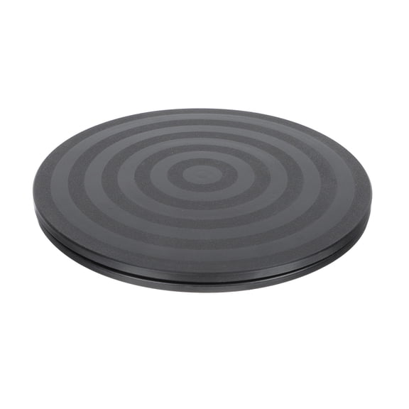 OATIPHO Plastic Rotating Turntable for Flower Arrangement with Smooth Rotation and Solid Core in Black