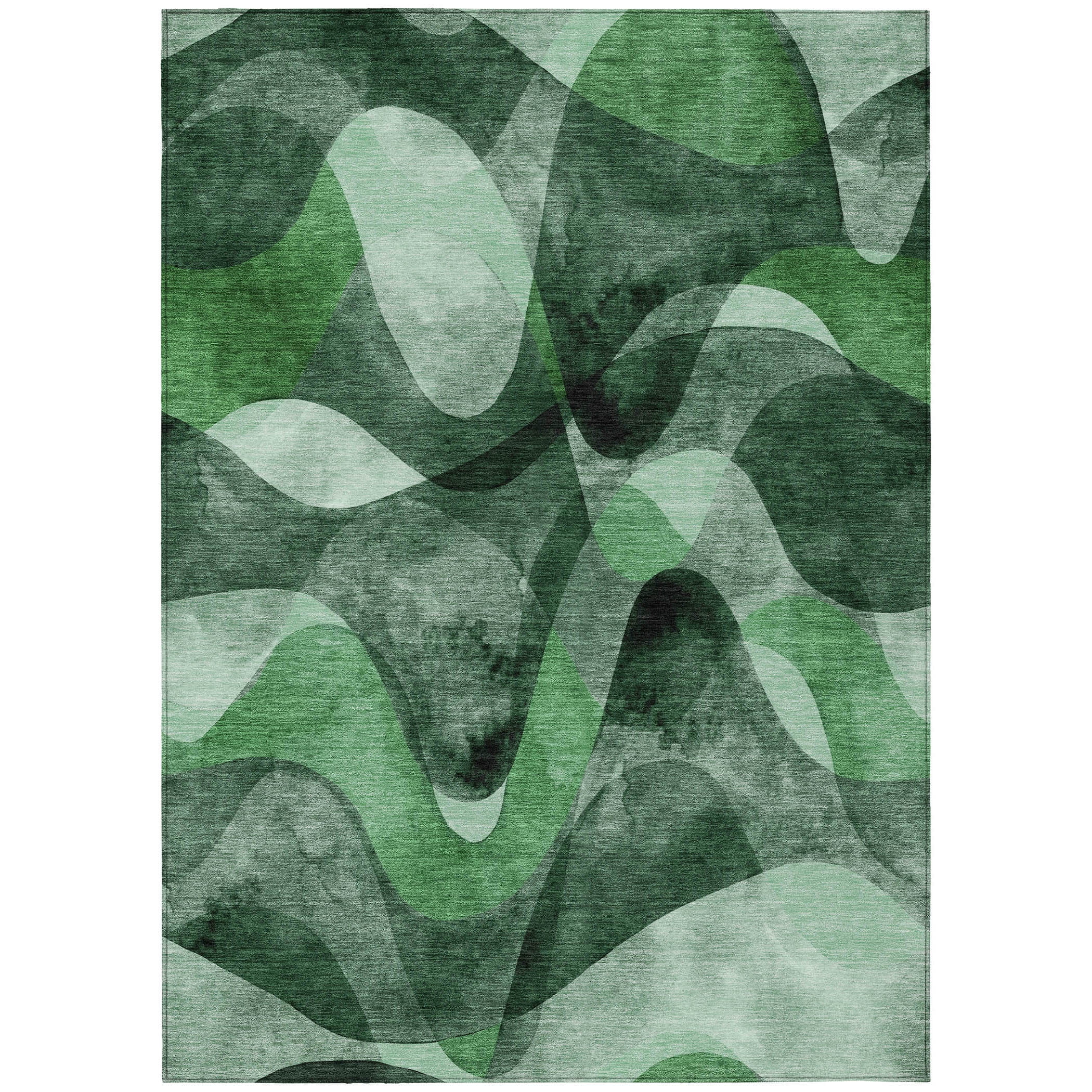 Addison Rugs Chantille Indoor/Outdoor Contemporary Abstract Fern Washable Rectangle Rug, 2'6" x 3'10"
