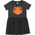 thumbnail image 3 of Inktastic Tiger Face Girls Toddler Dress, 3 of 5