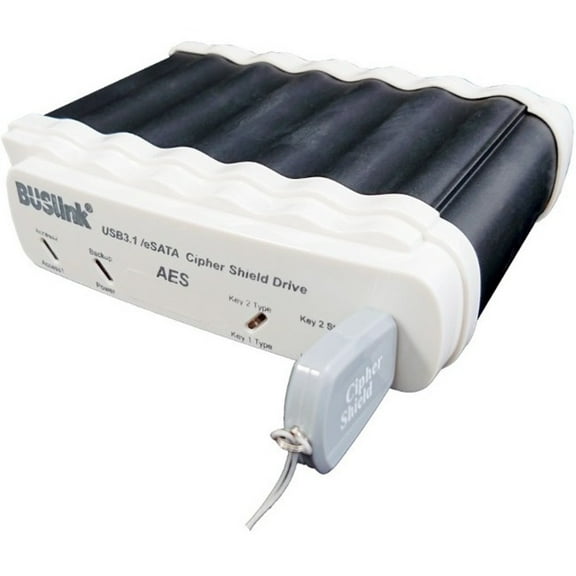 Buslink CipherShield CDSX-4TSDG2C 4 TB Portable Solid State Drive, 2.5" External, SATA, TAA Compliant
