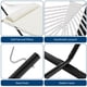 thumbnail image 5 of Yeshouse Hamaca con soporte, estructura de acero Portable con la cuerda del algodón y el cojín acol, sistema al aire libre/de interior pesado de la hamaca con la almohada y el bolso de transporte, 5 of 7