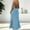 Light Blue, variant on Nmnitkp Dresses for Women Sleeveless Spaghetti Strap Backless Solid Color Maxi Dress, Casual Loose Fit Summer Beach Vacation Loungewear with Side Split & Tie Back Women's Dresses Beige,S
