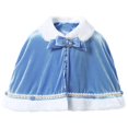 thumbnail image 1 of Capa de princesa de terciopelo para niñas, capa de invierno con lentejuelas, Elsa, sirena, Ariel, traje de fiesta de Navidad zhangmengya unisex, 1 of 2