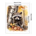 thumbnail image 2 of Kit de punto de cruz Wdftyju de mapache impreso 40x50cm 11CT, 2 of 9