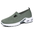 thumbnail image 6 of Dakaela Women's Slip on Orthopedic Sneakers Breathable Mesh Knitted Walking Shoes with Wide Width Arch Support Non Slip Sole Size 7.5, 6 of 7