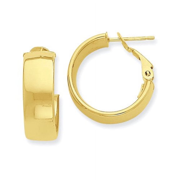Primal Gold 14 Karat Yellow Gold Hoop Earrings