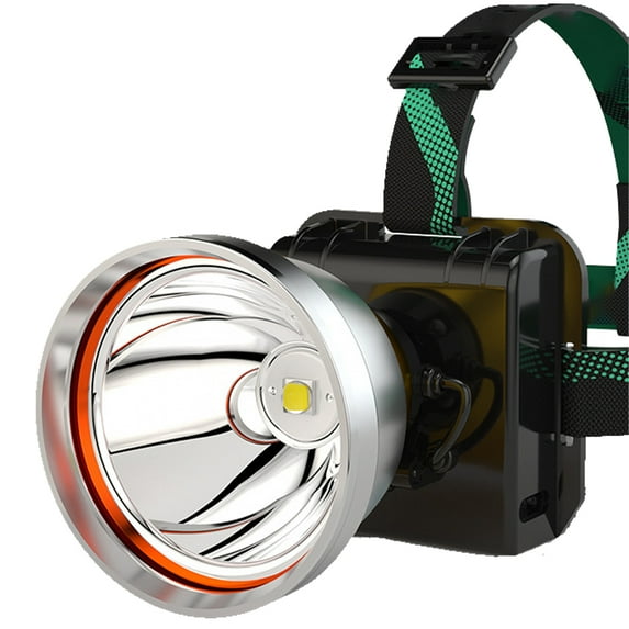 Super Bright Headlamp Rechargeable LED Spotlight,Battery Powered for Garden Outdoor Camping Fishing