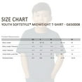 thumbnail image 3 of Gildan Youth Softstyle Midweight T-Shirt Short Sleeve Tee Shirts (Sport Grey, XL), 3 of 8
