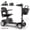 Black, variant on Mosta Adult, Senior Mobility Scooter, 4-wheel Electric Rechargeable Travel Device with LED Headlight and Basket, Including Charger, Blue