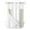 Green, Off-White, Sage, variant on No Hook Shower Curtain, Navy Blue Striped Stall Bathroom Curtains with Snap in Liner, Farmhouse Simple Line Vertical Stripes Waterproof Washable Fabric Shower Curtain Set, 48" x 72"
