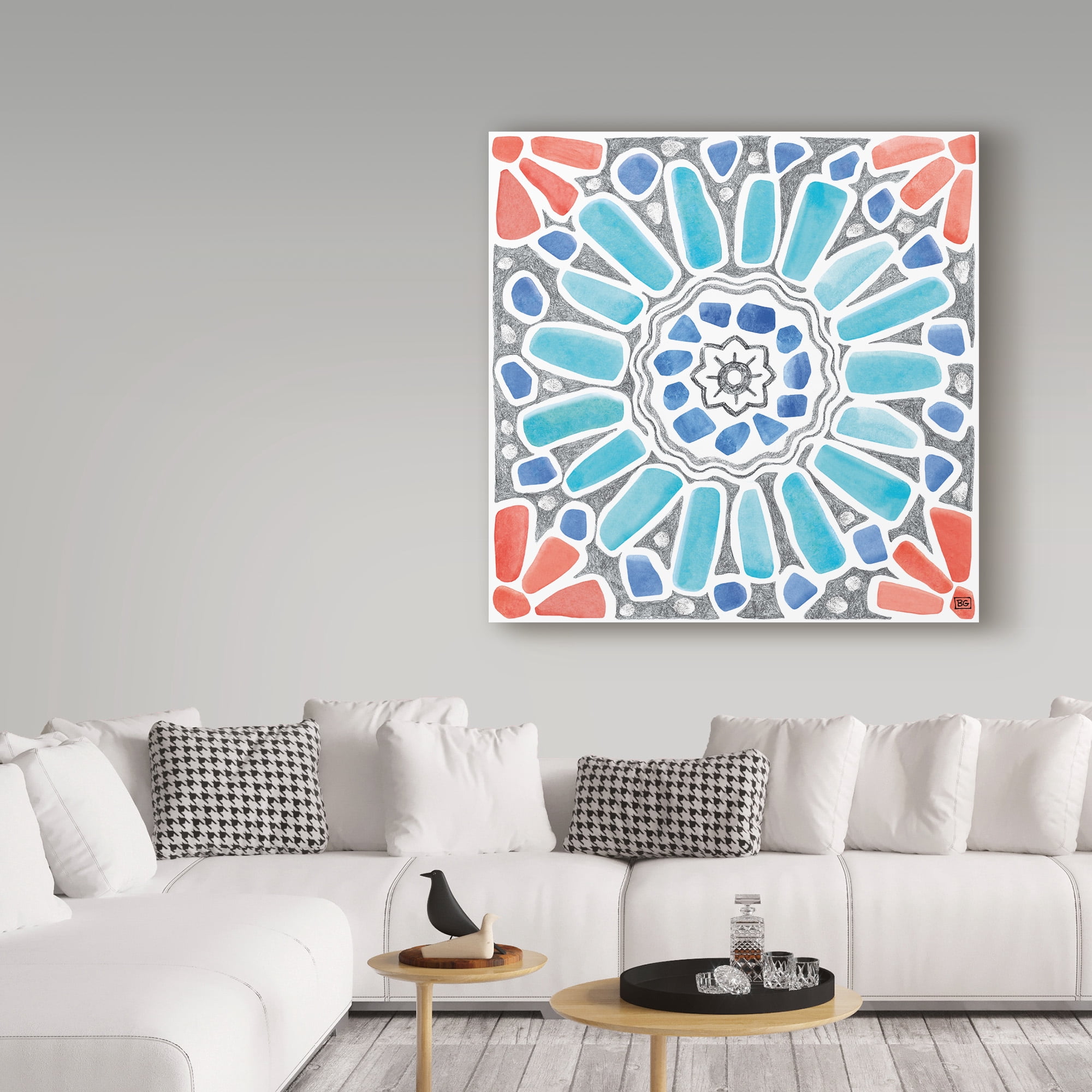 Trademark Fine Art 'Coastal Sea Life VII' Canvas Art by Beth Grove