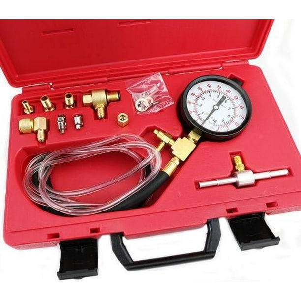 Auto Fuel Line Pressure Tester Gauge Tool Kit Auto Fuel Line Pressure Tester Gauge Tool Kit