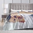 thumbnail image 6 of Ryan Actors Reynolds Blanket Throw Blanket Soft Microfiber Blankets for Living Room Couch Sofa Bedroom 80"x60", 6 of 6