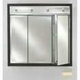 thumbnail image 1 of Afina Corporation TD-LC4434RSATSV 44 in.x 34 in.Recessed Triple Door Cabinet with Contemporary Lights - Brushed Satin Silver, 1 of 1