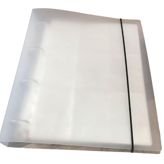 Vogacara Carpeta de tarjetas para álbum de pegatinas, soporte para fotos, mano de obra fina, accesorios para el hogar, artesanía, dulce regalo, libro de Juegos de cartas 4 agujeros/30 páginas Vogacara FN011721-04