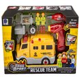 thumbnail image 3 of Take Apart Playset Engineering Vehicle Build Your Own Rescue Vehicle Playset with Lights & Sounds Model 661-417, 3 of 5