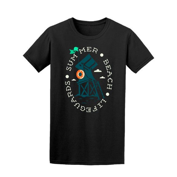 Summer Beach Lifeguards T-Shirt Men -Image by Shutterstock, Male XX-Large
