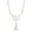 Off-White, variant on Celtics Knot Pendant Necklace Pearl Crystal Rhinestone Chain Choker Necklaces