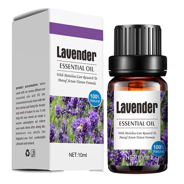 Xihbxyly Aceite de Aromaterapia, Aceite Esencial Natural Puro, Botella Ámbar Marrón de 10 Ml, Potenciador Del Estado de Ánimo y Purificador de Aire, Difusor, Humidificador, para Uso En Spa, Regalo Pe