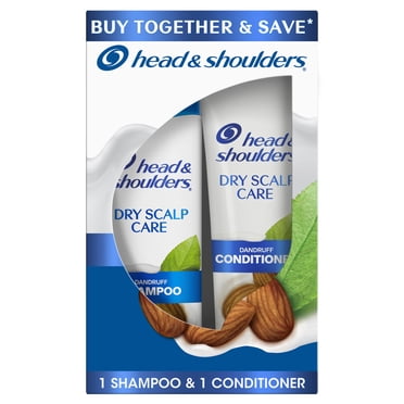 Head and Shoulders Dandruff Shampoo and Conditioner Set, Dry Scalp Care, 12.5oz and 10.9oz