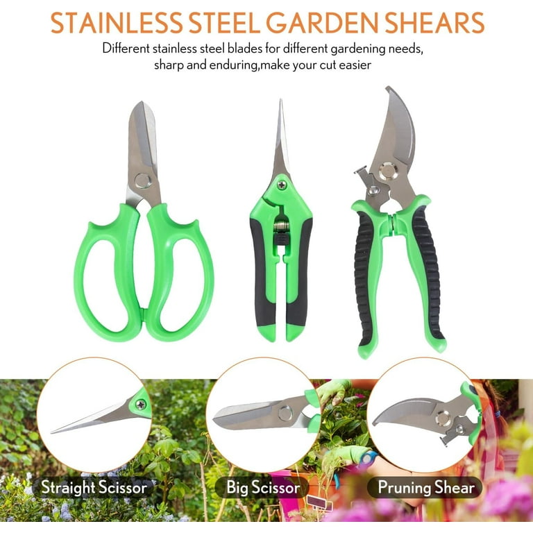 Bonsai Tools Kit 20 Pcs Garden Tools Set for Beginner, Gardening Gift for  Women Men, Includes Bonsai Wire Kit, Plant Mat, Pruning Shears, Bonsai ...