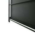 thumbnail image 4 of LeisureMod Brentwood Mid-Century Modern Etagere 4 Shelves Bookcase with Black Powder Coated Steel Frame and Melamine Board Shelves Industrial Bookshelf for Living Room and Bedroom (Black), 4 of 13