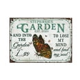 thumbnail image 1 of Custom Metal Signs Personalized Personalized Garden Floral Art Find My Souls Custom Classic Metal Sign, 1 of 9