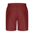 thumbnail image 4 of Mgmyaa Men's Casual Shorts Drawstring Elastic Waist Solid Sport Short Pants with Pockets, 4 of 5