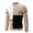 White, variant on ZCFZJW Men's Long Sleeve Color Block Shirts Casual Ribbed Pullover Sweater Slim Fit Thermal Tops Crew Neck Stretchy Undershirts White XXXL