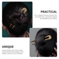 thumbnail image 4 of SHISUYAN Fourchette à Cheveux en Forme de U Classique Épingle à Cheveux Fourchette à Cheveux Accessoire pour Cheveux, 4 of 9