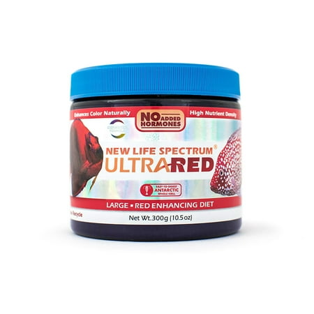 New Life Spectrum UltraRed Color Enhancing High-Density Fish Food Diet, 300