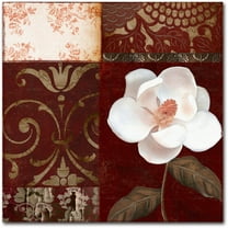 Trademark Fine Art "Flores Blancas IV" Canvas Art by Color Bakery