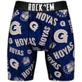 thumbnail image 2 of Men's Rock Em Socks  Georgetown Hoyas All-Over Underwear and Crew Socks Combo Pack, 2 of 3
