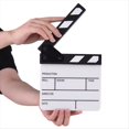 thumbnail image 3 of Claqueta Compacta de Borrado en Seco para Cine, Televisión, Cine, Escenas de Acción, Color y Negro., 3 of 7