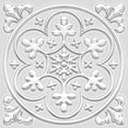 thumbnail image 1 of Azulejo de Pared Autoadhesivo SVNOOC 20x20cm Floral Plata 10 unidades, 1 of 7