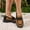 Yellow, variant on British Style Women's Loafers, PU Leather Loafers, Thick-Soled Loafers, Slip-on Thick-Soled Loafers, Simple Casual Flat Shoes Yellow 6.5