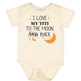 thumbnail image 3 of Inktastic I Love My Titi to the Moon and Back Boys or Girls Baby Bodysuit, 3 of 5