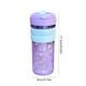 thumbnail image 3 of Aparatos de cocina, accesorios de cocina, botella de agua deportiva de gran capacidad para fitness, de plástico comestible, con tapa hermética, ideal para gimnasio, exteriores y oficina, de 27 oz., 3 of 7