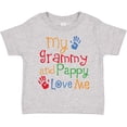 thumbnail image 3 of Inktastic Grammy and Pappy Love Me Boys or Girls Toddler T-Shirt, 3 of 5