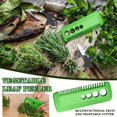 thumbnail image 4 of Wmool Plastic Leaf Herb Stripper Separation Herb Leaves Remover, Herb and Kale Stripping Comb, Multi-Function Leaf Slicer Vegetable Gadget Tools, 4 of 8