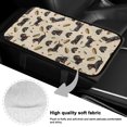 thumbnail image 7 of Yuyamidu Dachshund Car Center Console Cover Dog Auto Armrest Pad Soft Car Arm Rest Cover for Vehicles Accessories Fluffy Car Center Console Cushion Pad, 7 of 7